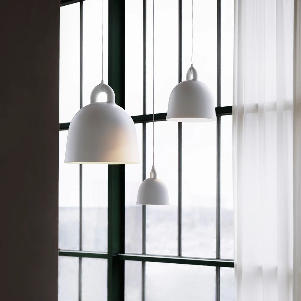 Normann Copenhagen Bell Pendant White Large - Image 3