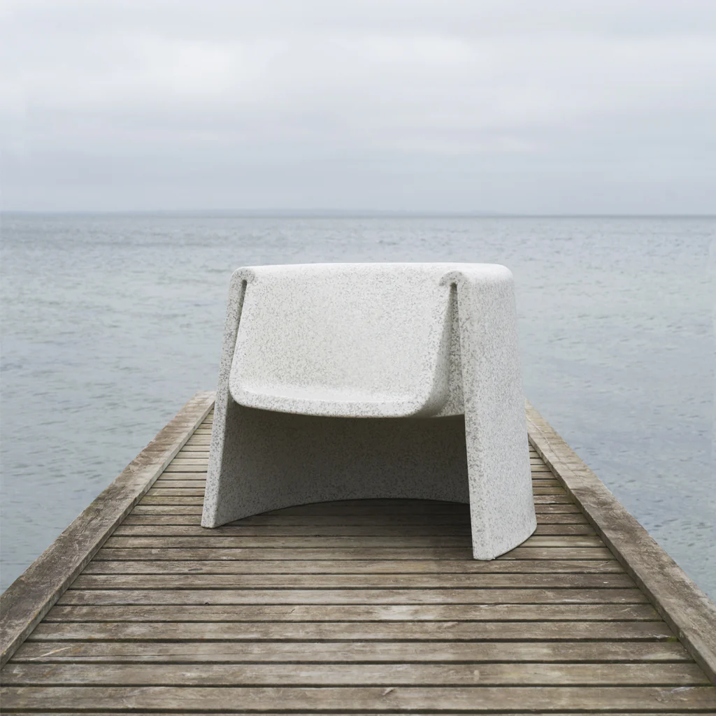 Normann Copenhagen Bit Lounge Chair White - Image 5
