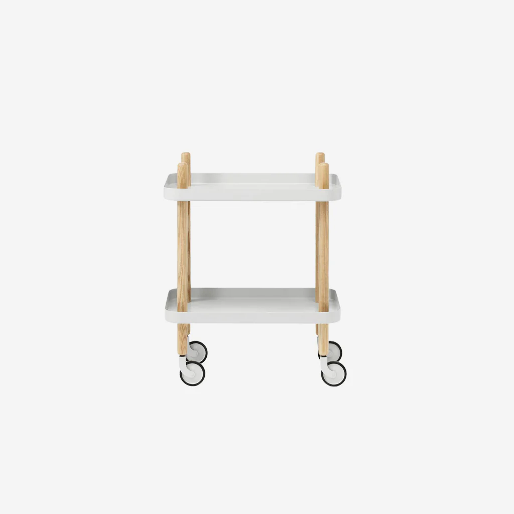 Normann Copenhagen Block Table Light Grey Oak