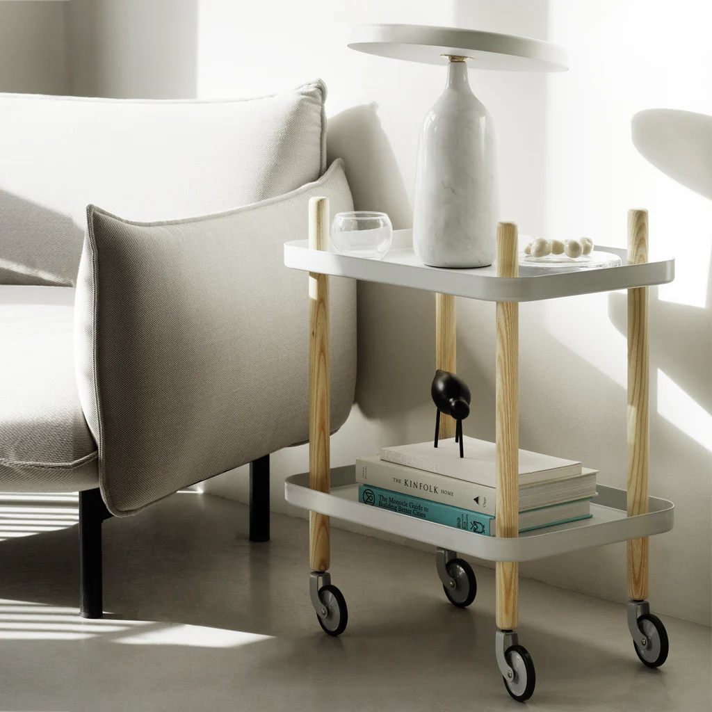 Normann Copenhagen Block Table Light Grey Oak - Image 2
