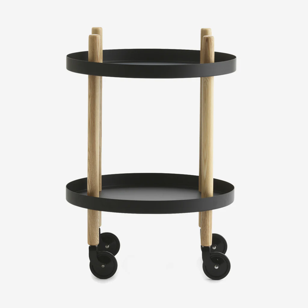 Normann Copenhagen Block Table Round Black Oak - Image 3
