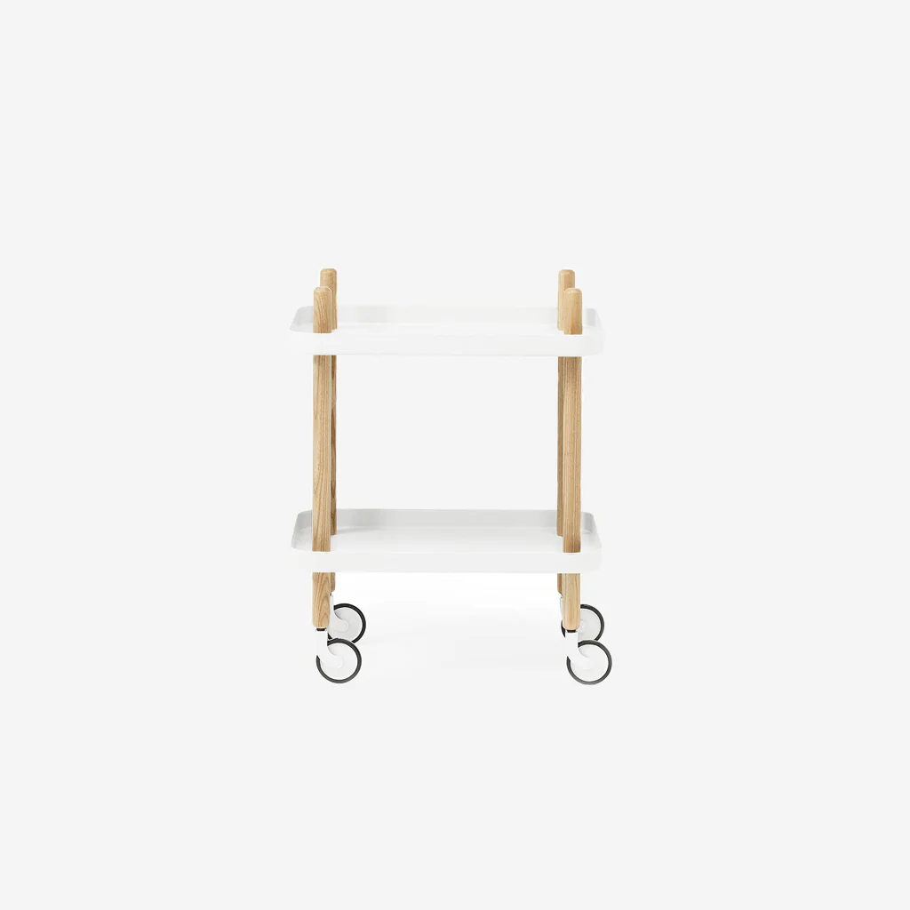 Normann Copenhagen Block Table White Oak