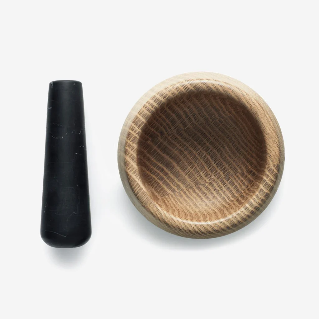 Normann Copenhagen Craft Mortar and Pestle Black - Image 3
