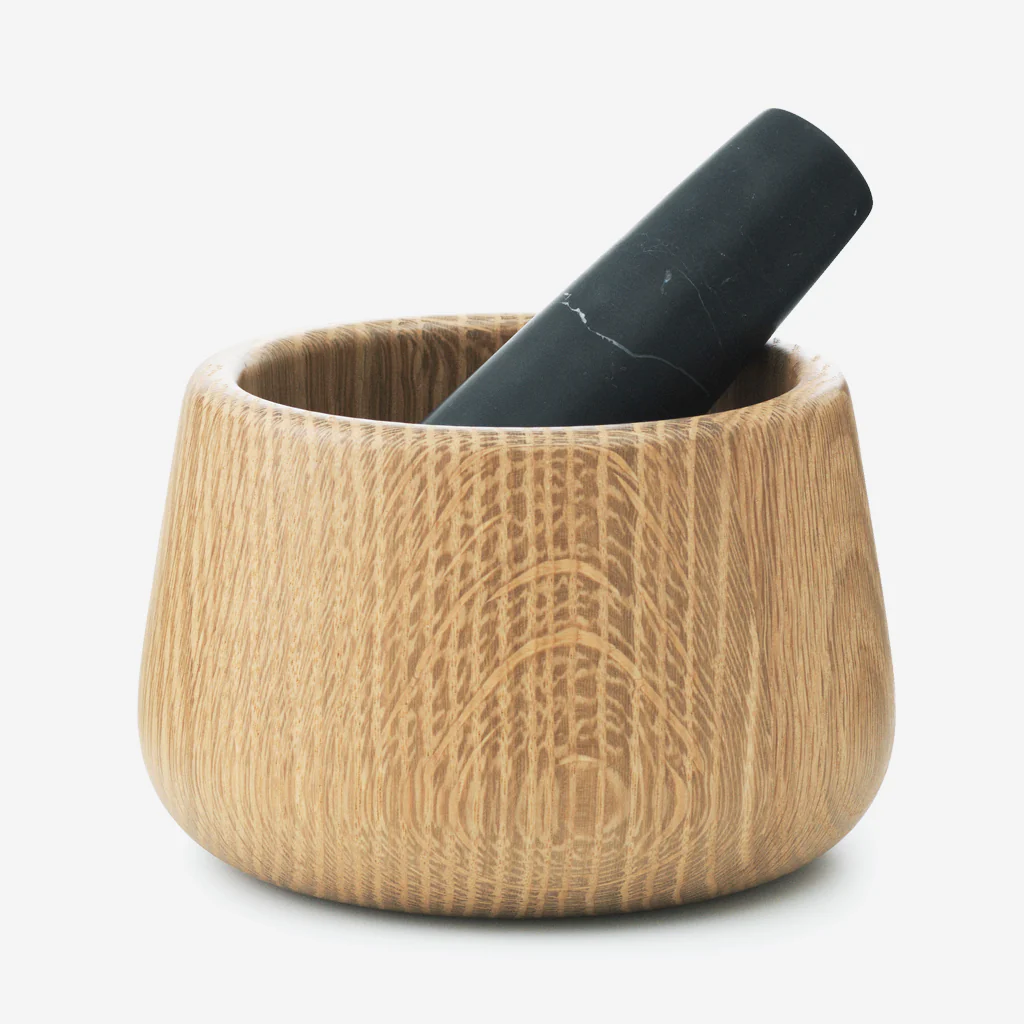 Normann Copenhagen Craft Mortar and Pestle Black - Image 4