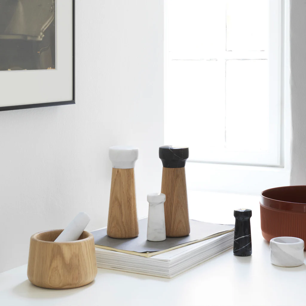 Normann Copenhagen Craft Mortar and Pestle White - Image 2