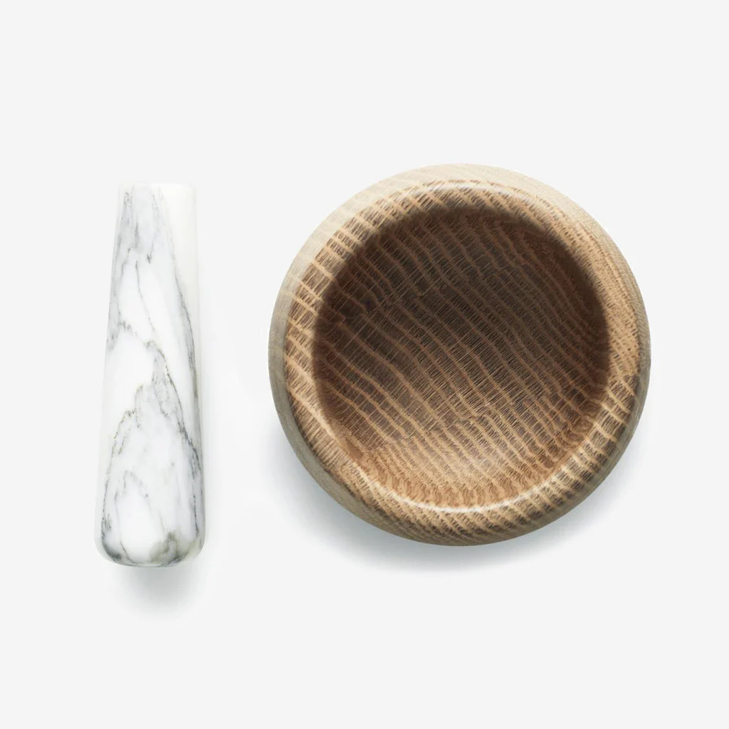 Normann Copenhagen Craft Mortar and Pestle White - Image 3