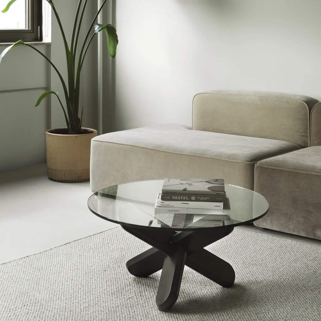 Normann Copenhagen Ding Coffee Table Black Clear - Image 2