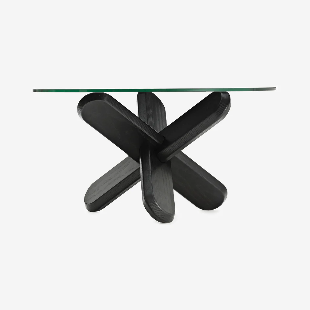 Normann Copenhagen Ding Coffee Table Black Clear - Image 4