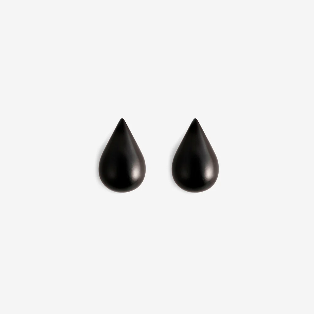 Normann Copenhagen Dropit Hooks Black Small