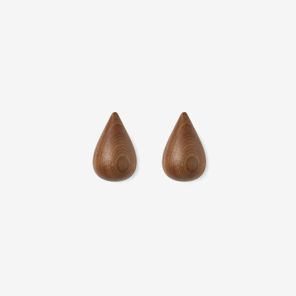 Normann Copenhagen Dropit Hooks Walnut Small