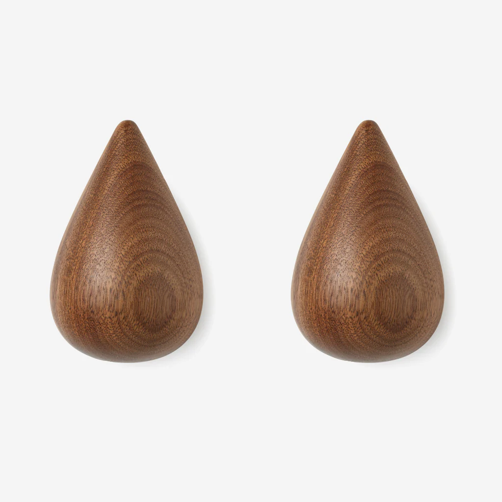 Normann Copenhagen Dropit Hooks Walnut Small - Image 5