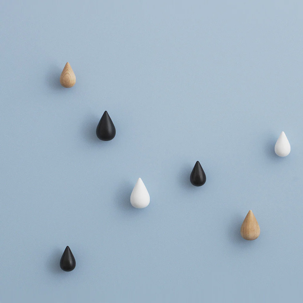 Normann Copenhagen Dropit Hooks White Small - Image 3