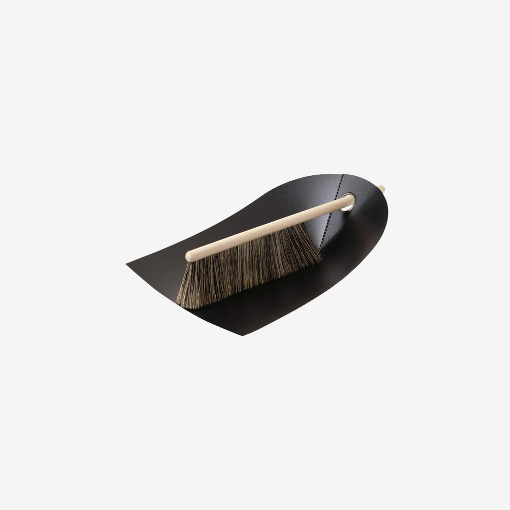 Normann Copenhagen Dustpan + Broom Black