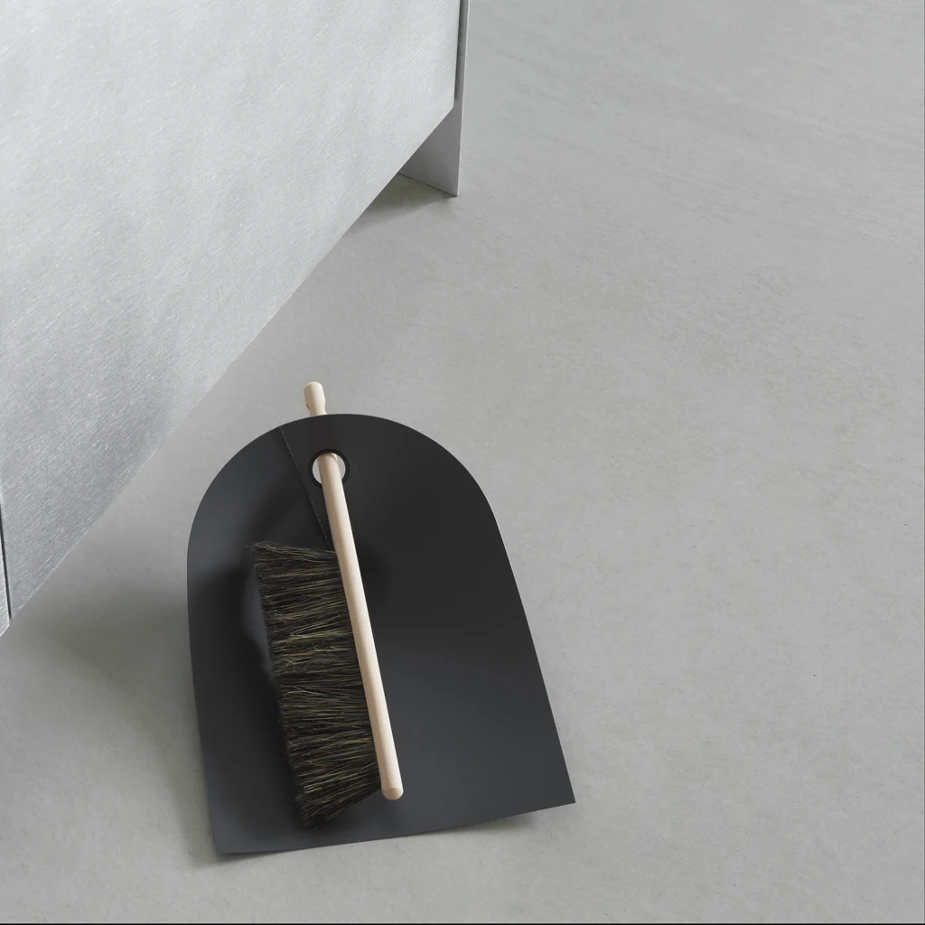 Normann Copenhagen Dustpan + Broom Black - Image 2