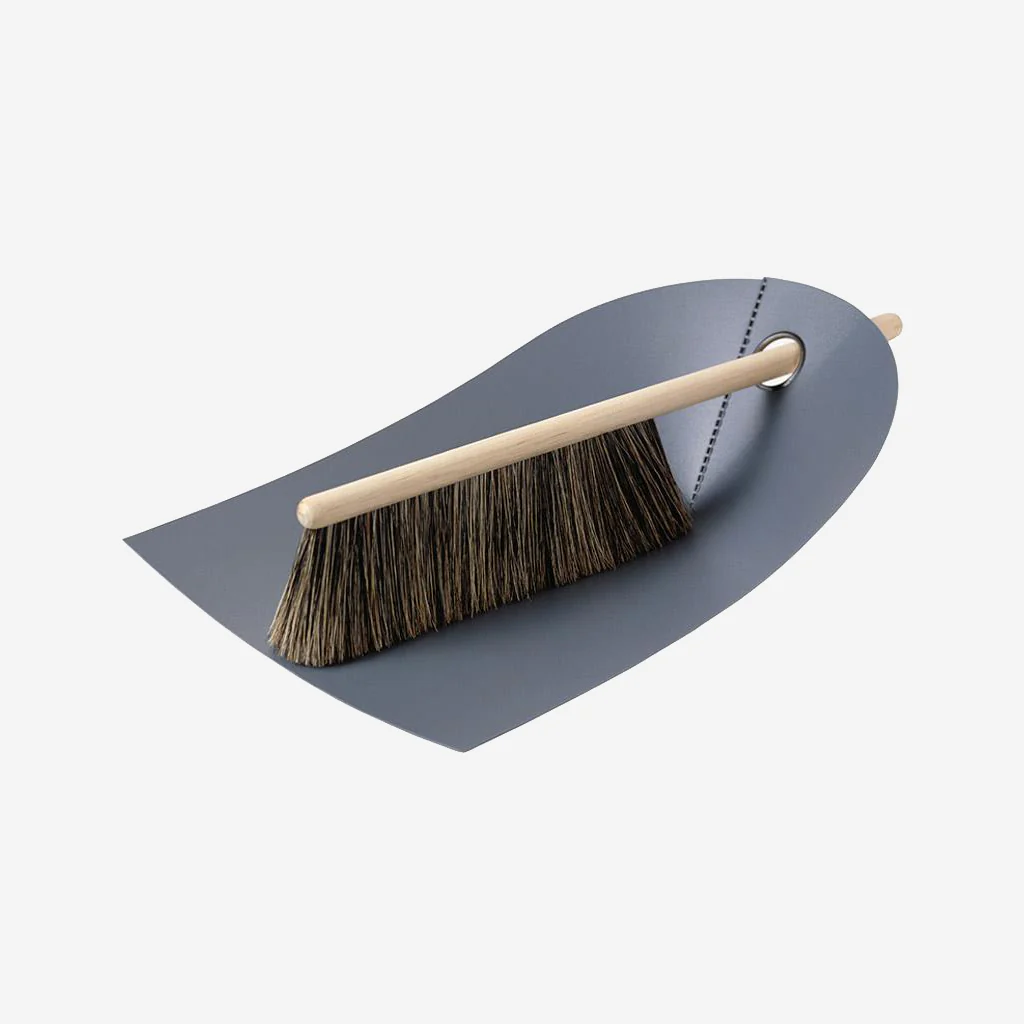Normann Copenhagen Dustpan + Broom Dark Grey - Image 3