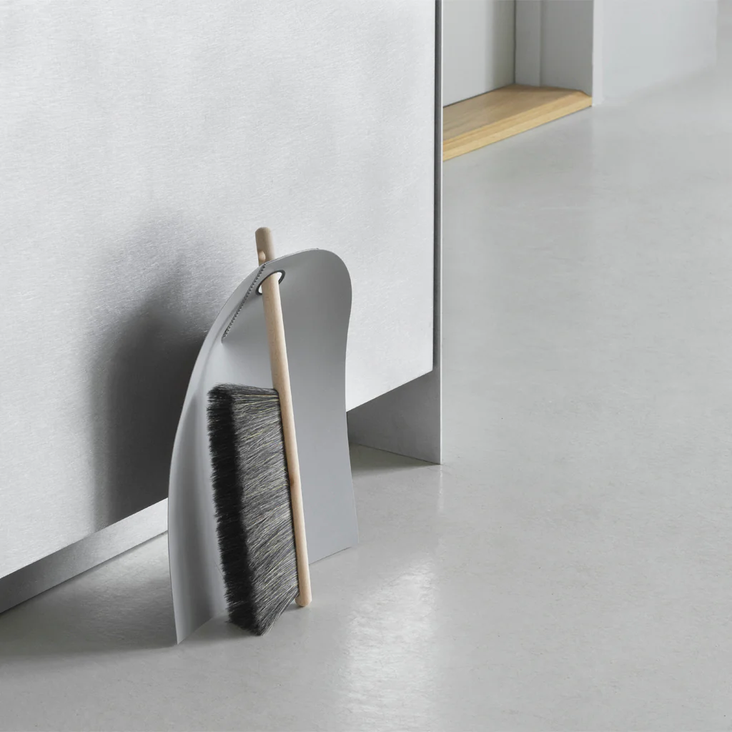 Normann Copenhagen Dustpan + Broom Light Grey - Image 7