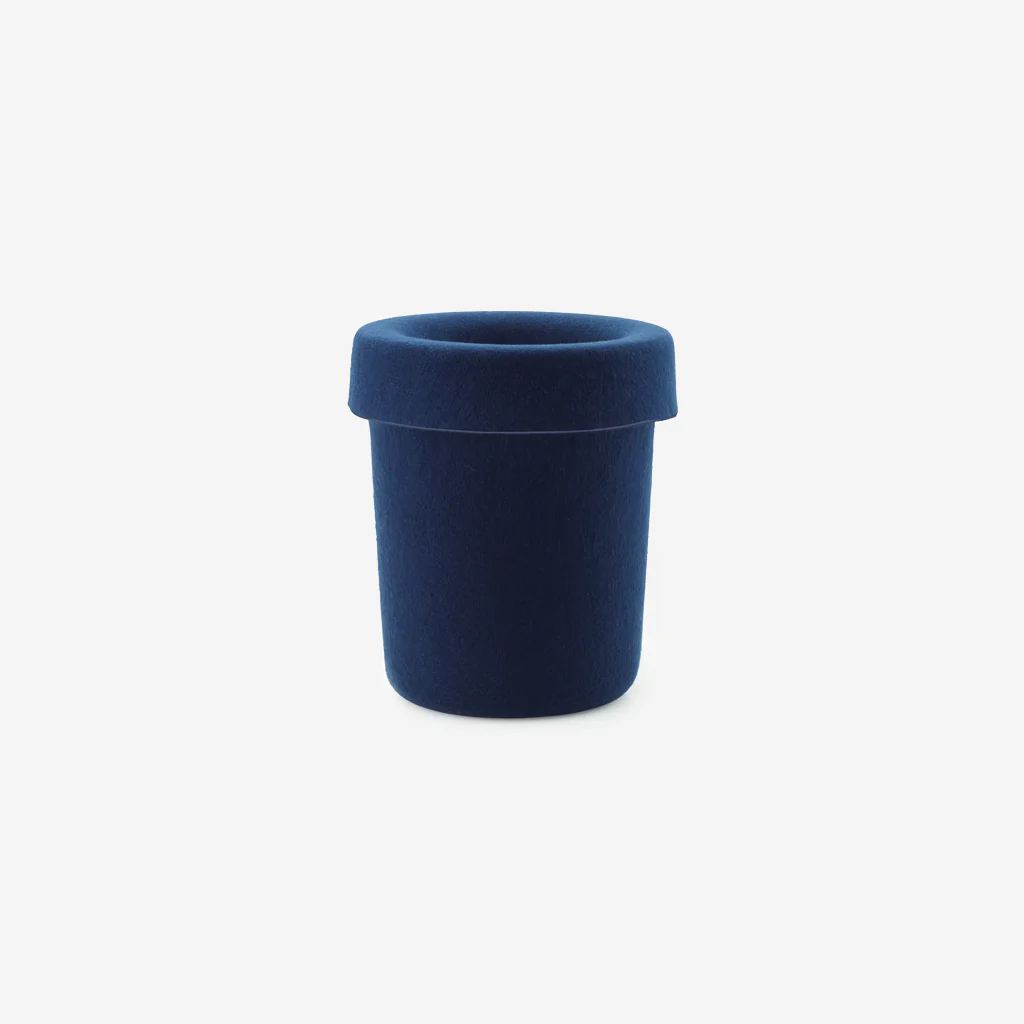 Normann Copenhagen Hide Bin Dark Blue