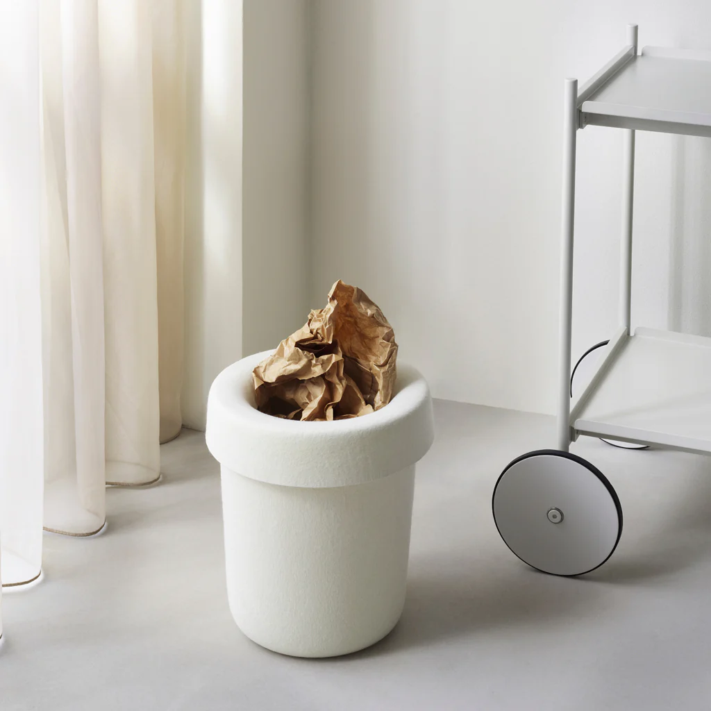 Normann Copenhagen Hide Bin White - Image 3