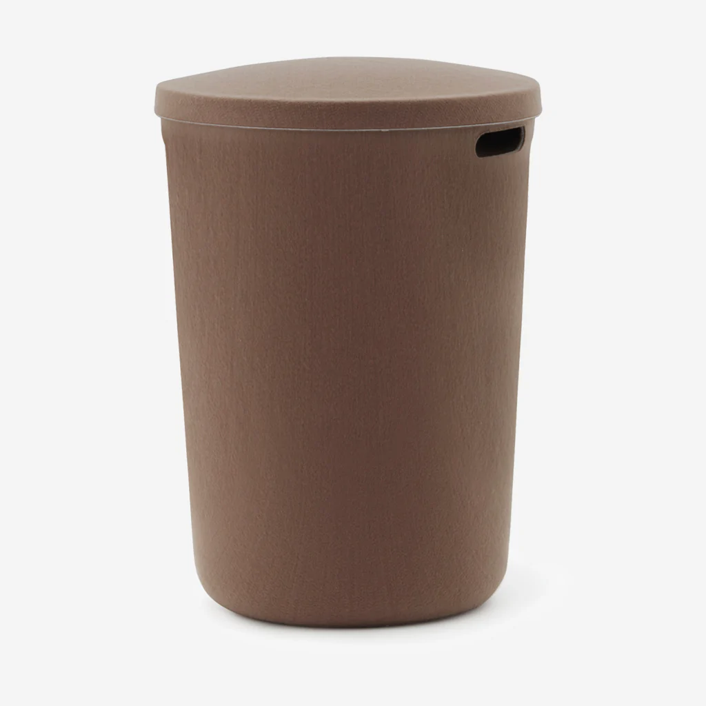 Normann Copenhagen Hide Laundry Basket Brown - Image 7