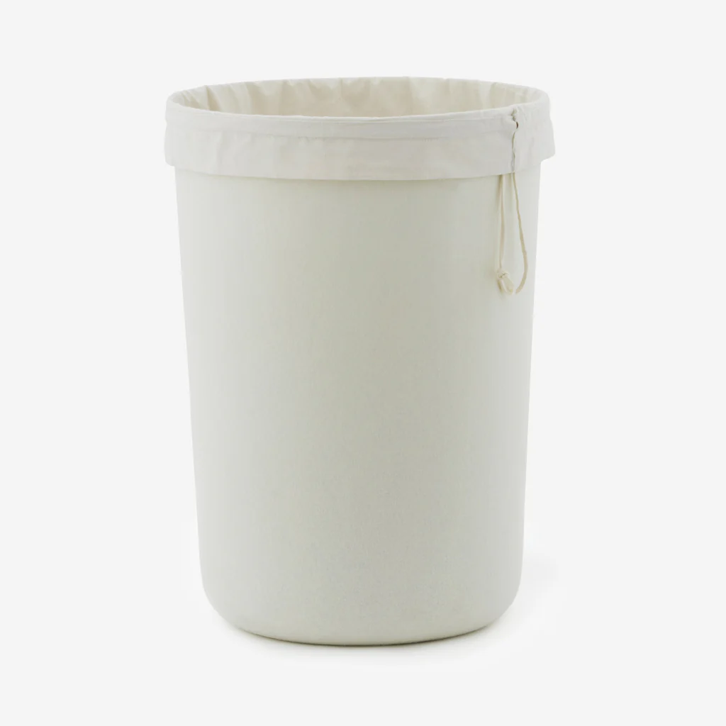 Normann Copenhagen Hide Laundry Basket White - Image 7