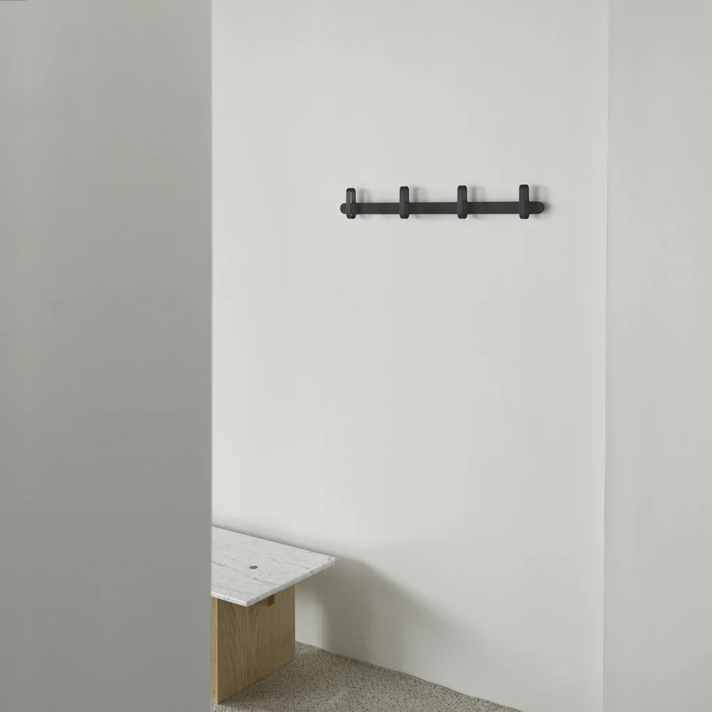 Normann Copenhagen Hoop Coat Rack Black - Image 2