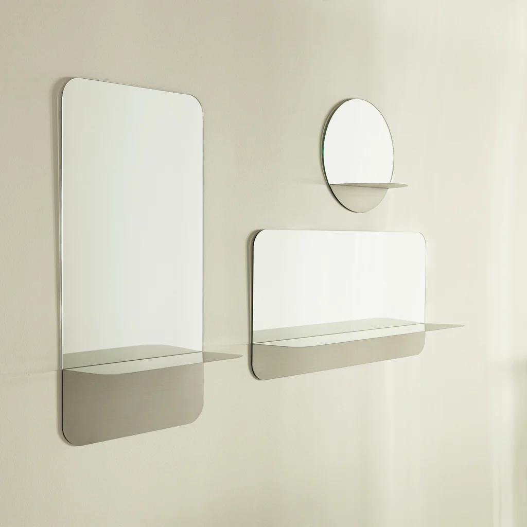 Normann Copenhagen Horizon Mirror Vertical Stainless Steel - Image 2