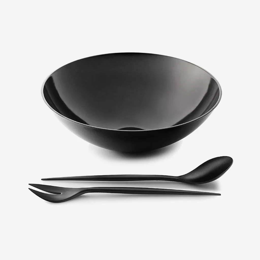 Normann Copenhagen Krenit Salad Bowl Black - Image 3