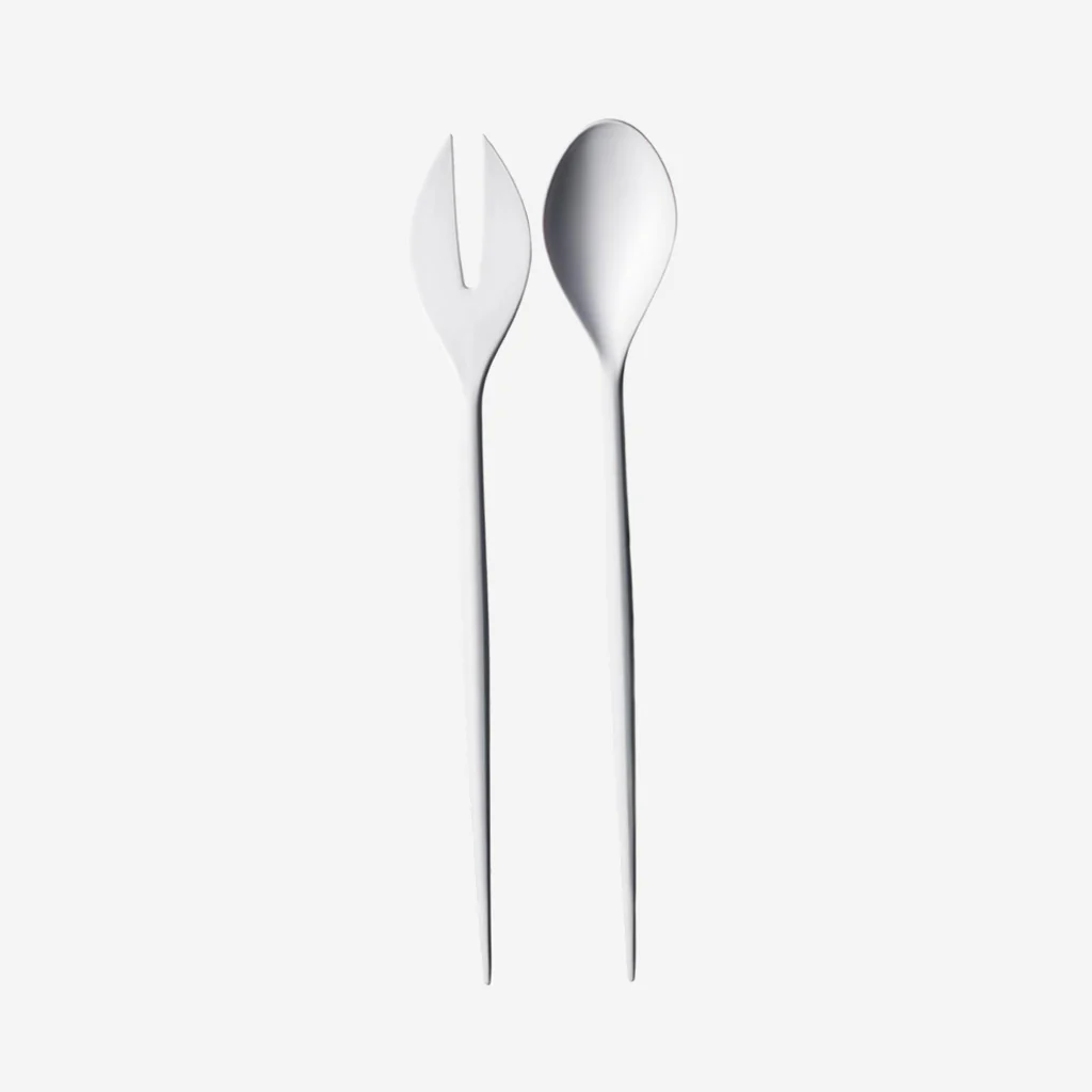 Normann Copenhagen Krenit Salad Servers White - Image 4