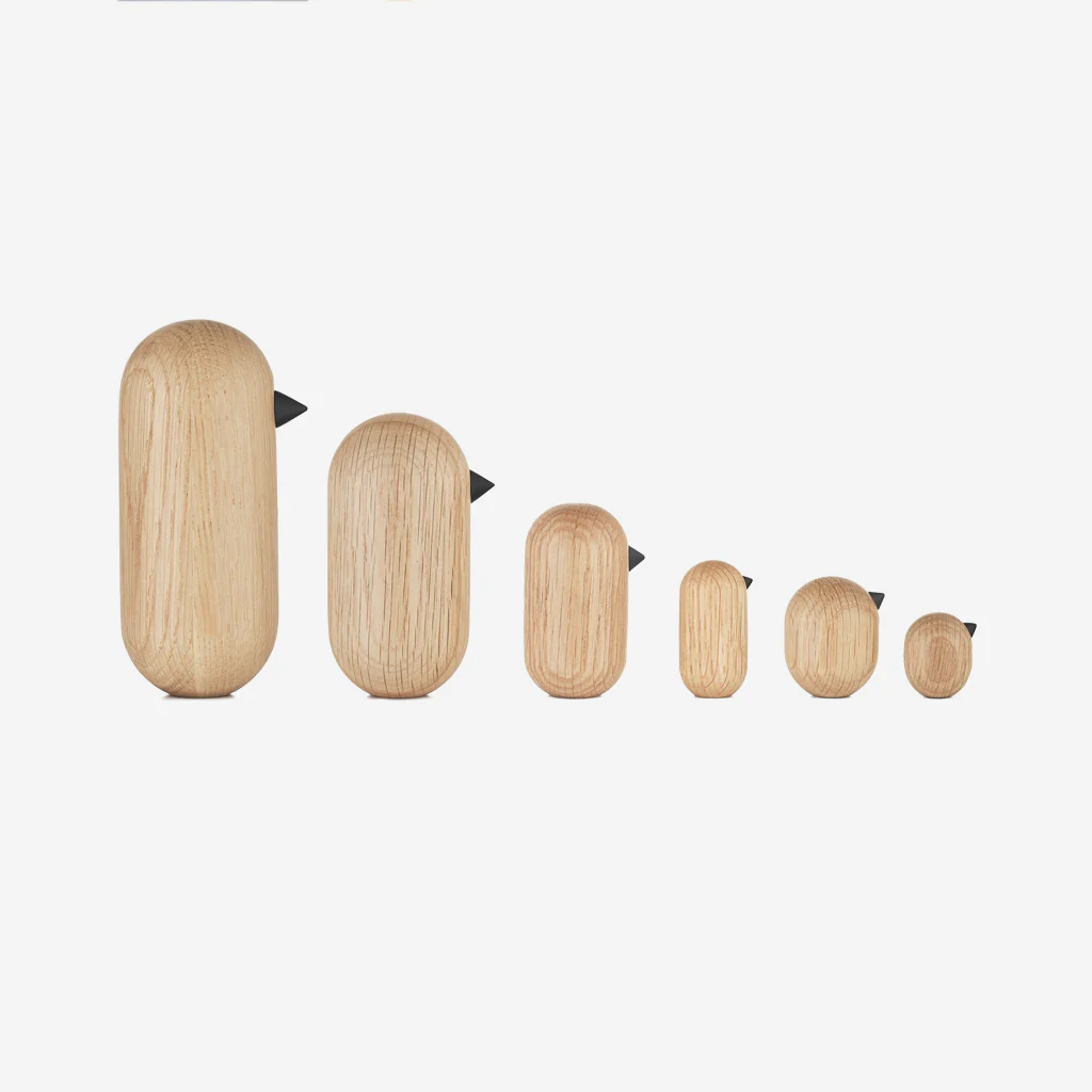 Normann Copenhagen Little Bird Oak 13.5cm - Image 8