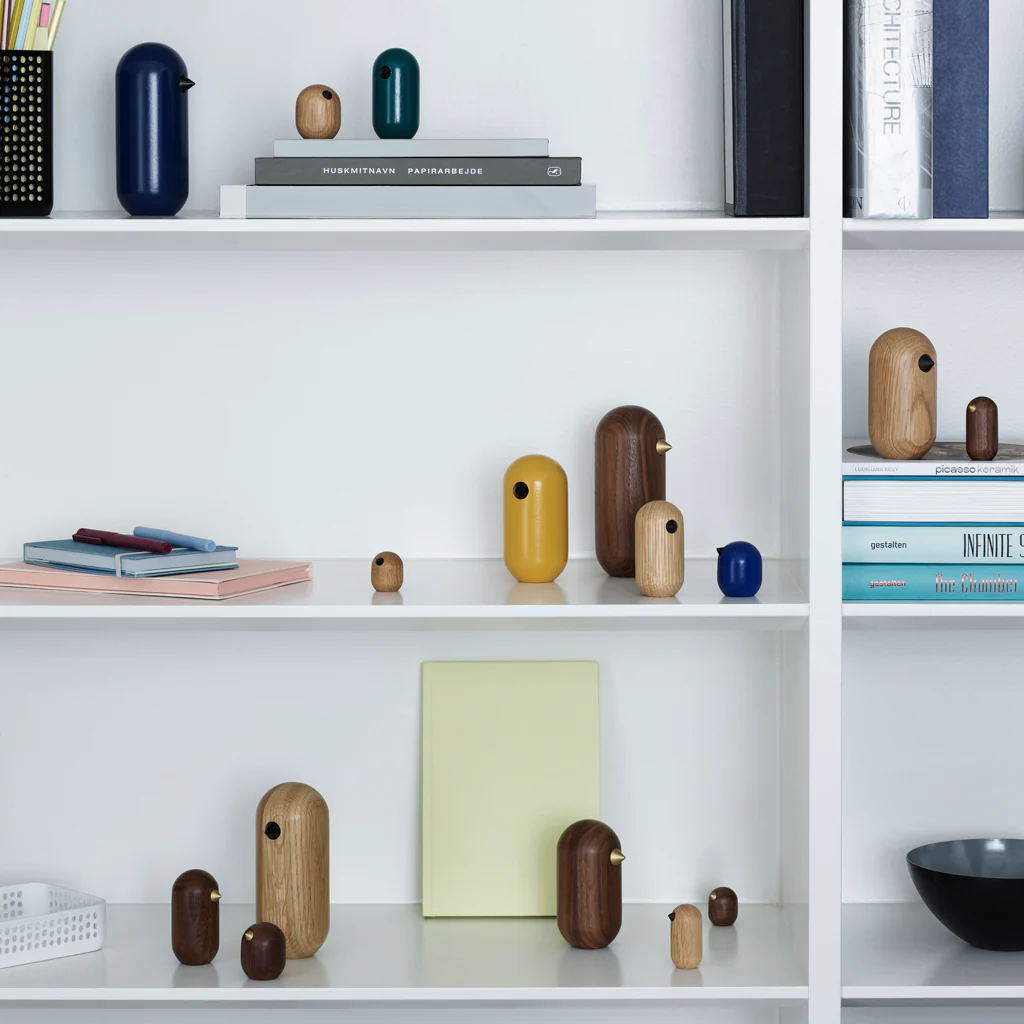 Normann Copenhagen Little Bird Walnut 10cm - Image 3