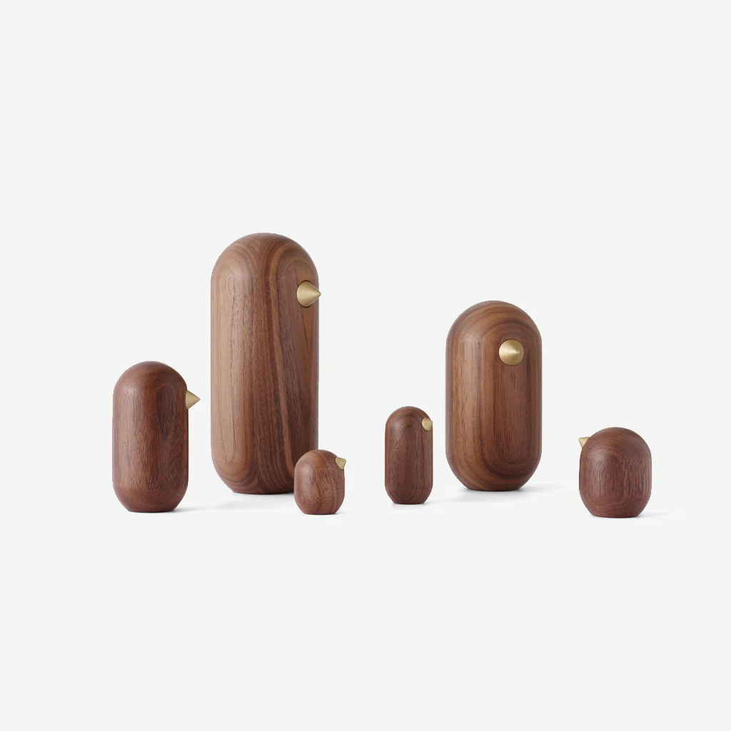 Normann Copenhagen Little Bird Walnut 4.5cm - Image 4