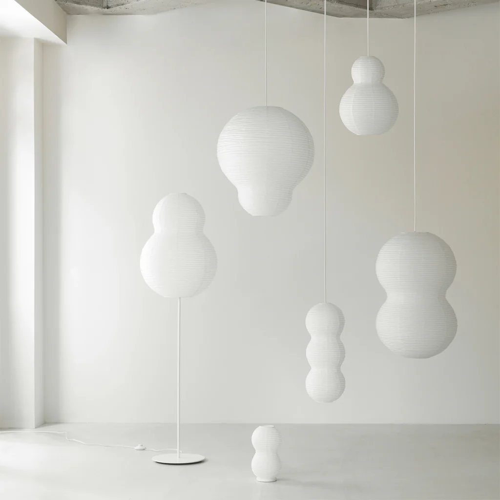 Normann Copenhagen Puff Lamp Twist White - Image 4
