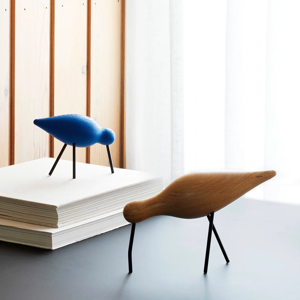 Normann Copenhagen Shorebird Medium Blue Black - Image 3