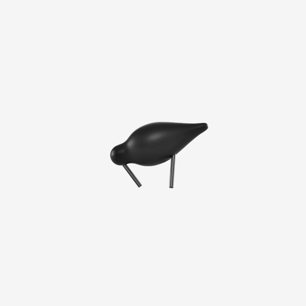 Normann Copenhagen Shorebird Small Black Black