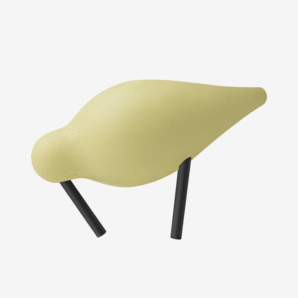 Normann Copenhagen Shorebird Small Light Yellow Black - Image 5