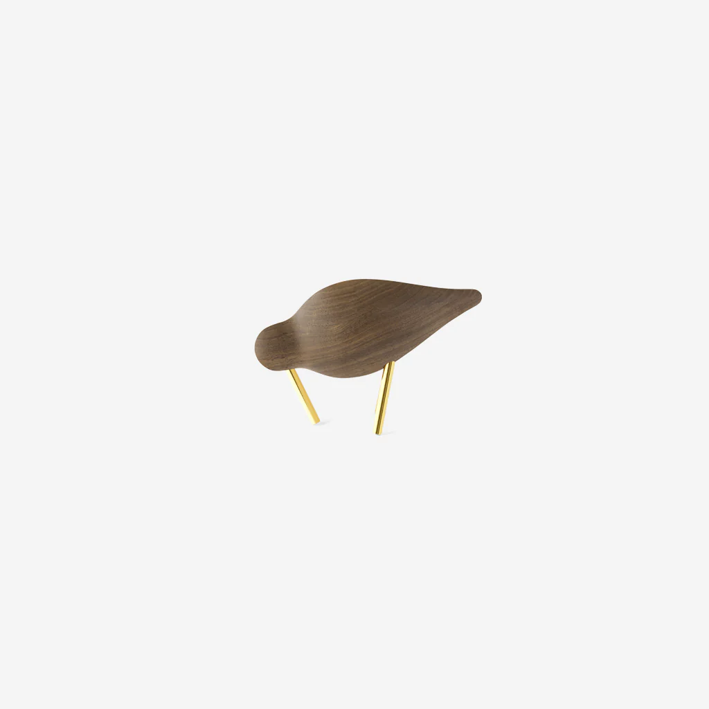 Normann Copenhagen Shorebird Small Walnut Brass
