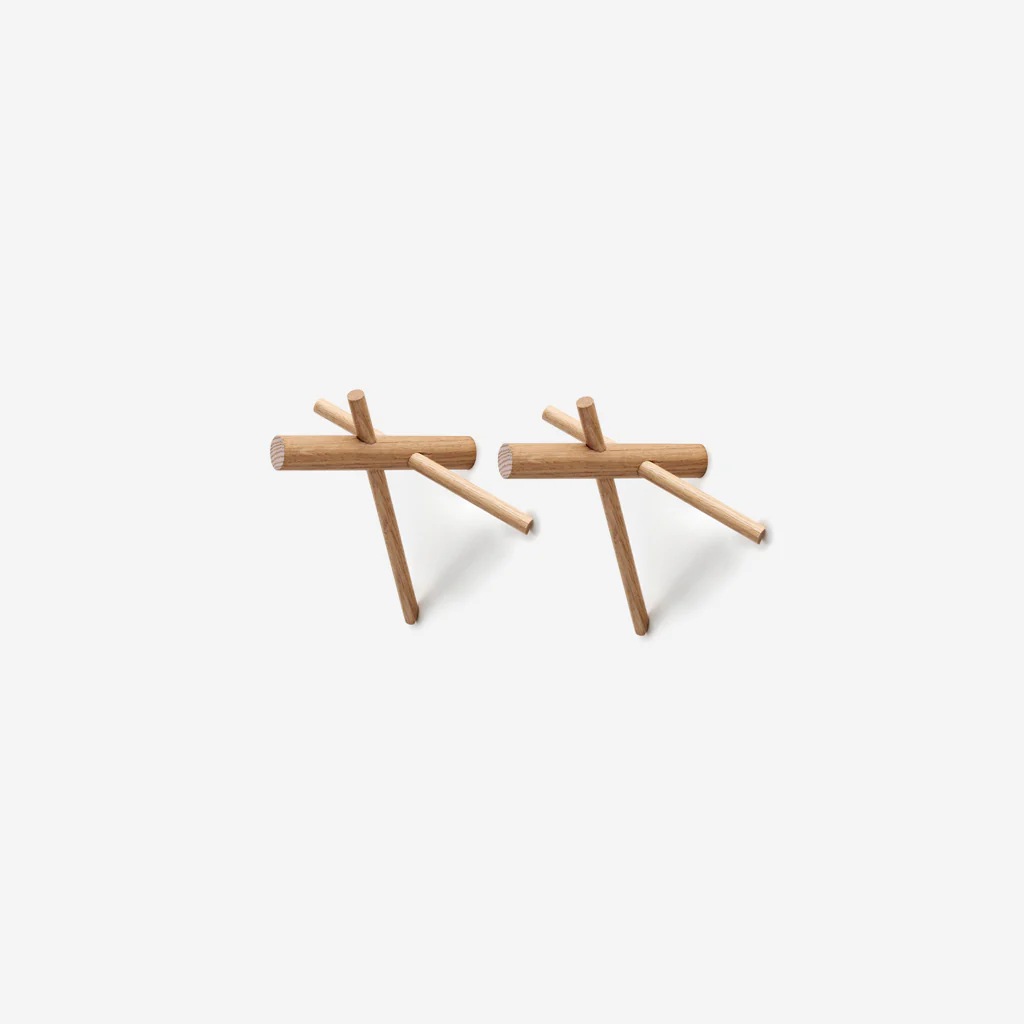 Normann Copenhagen Sticks Hooks Natural Oak