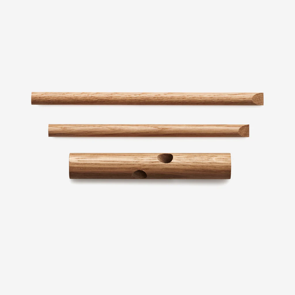 Normann Copenhagen Sticks Hooks Natural Oak - Image 3