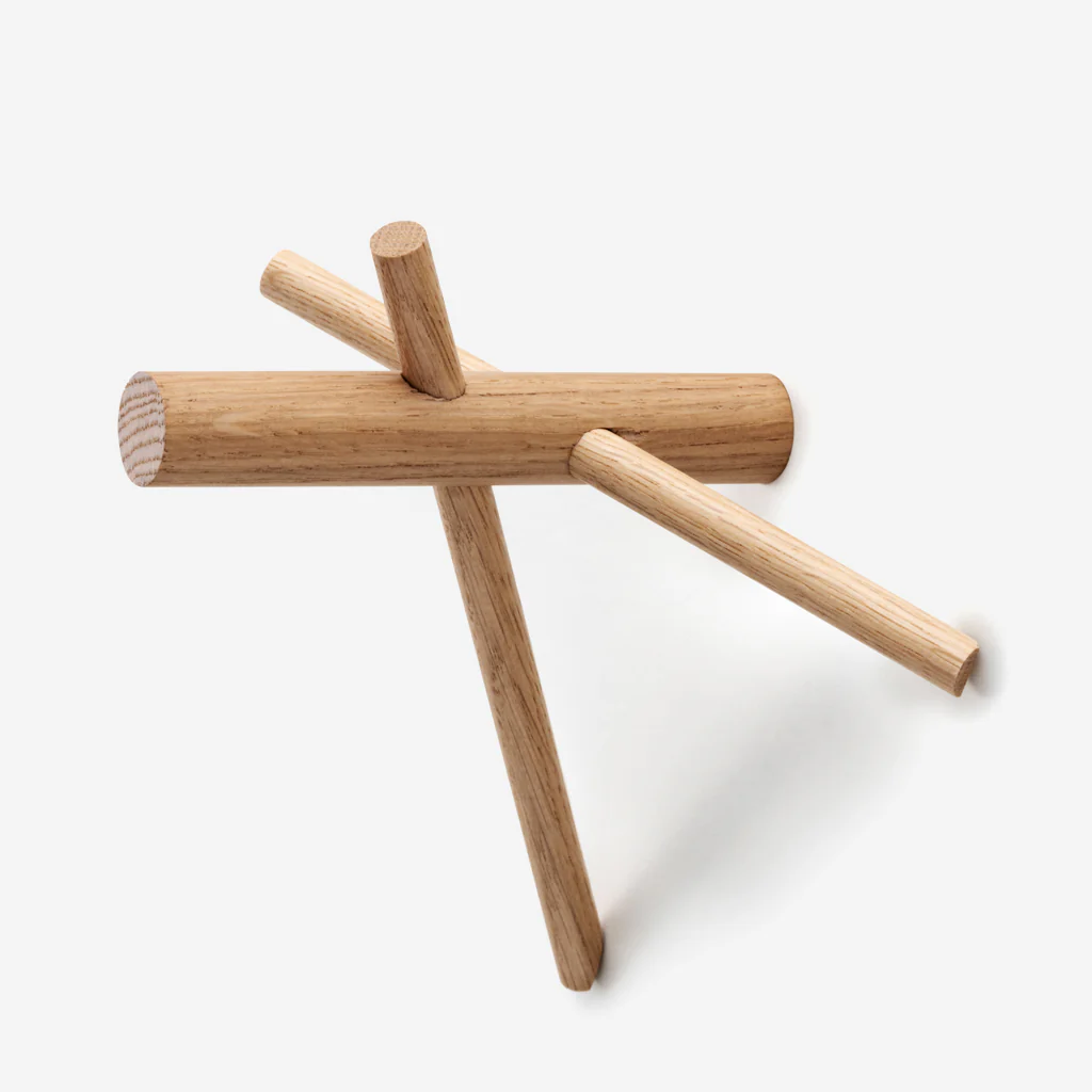 Normann Copenhagen Sticks Hooks Natural Oak - Image 4
