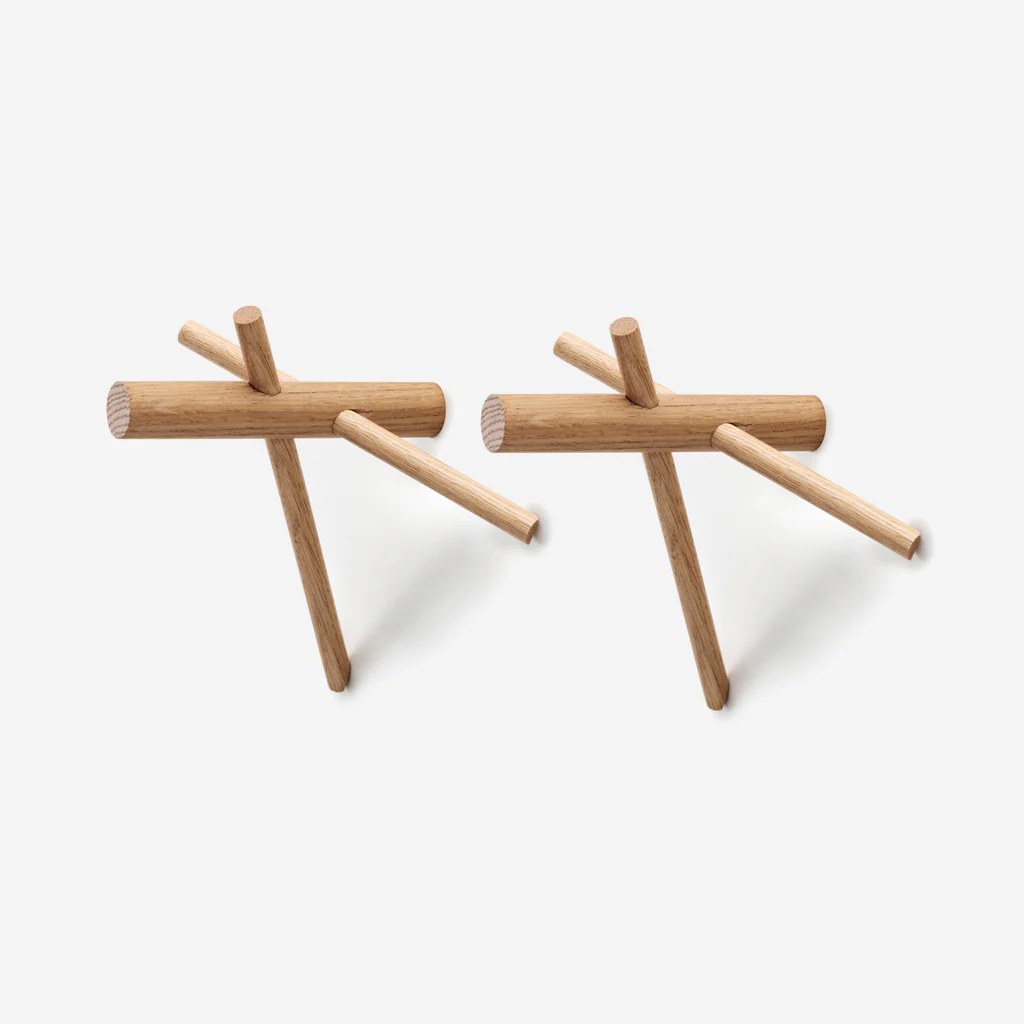 Normann Copenhagen Sticks Hooks Natural Oak - Image 5