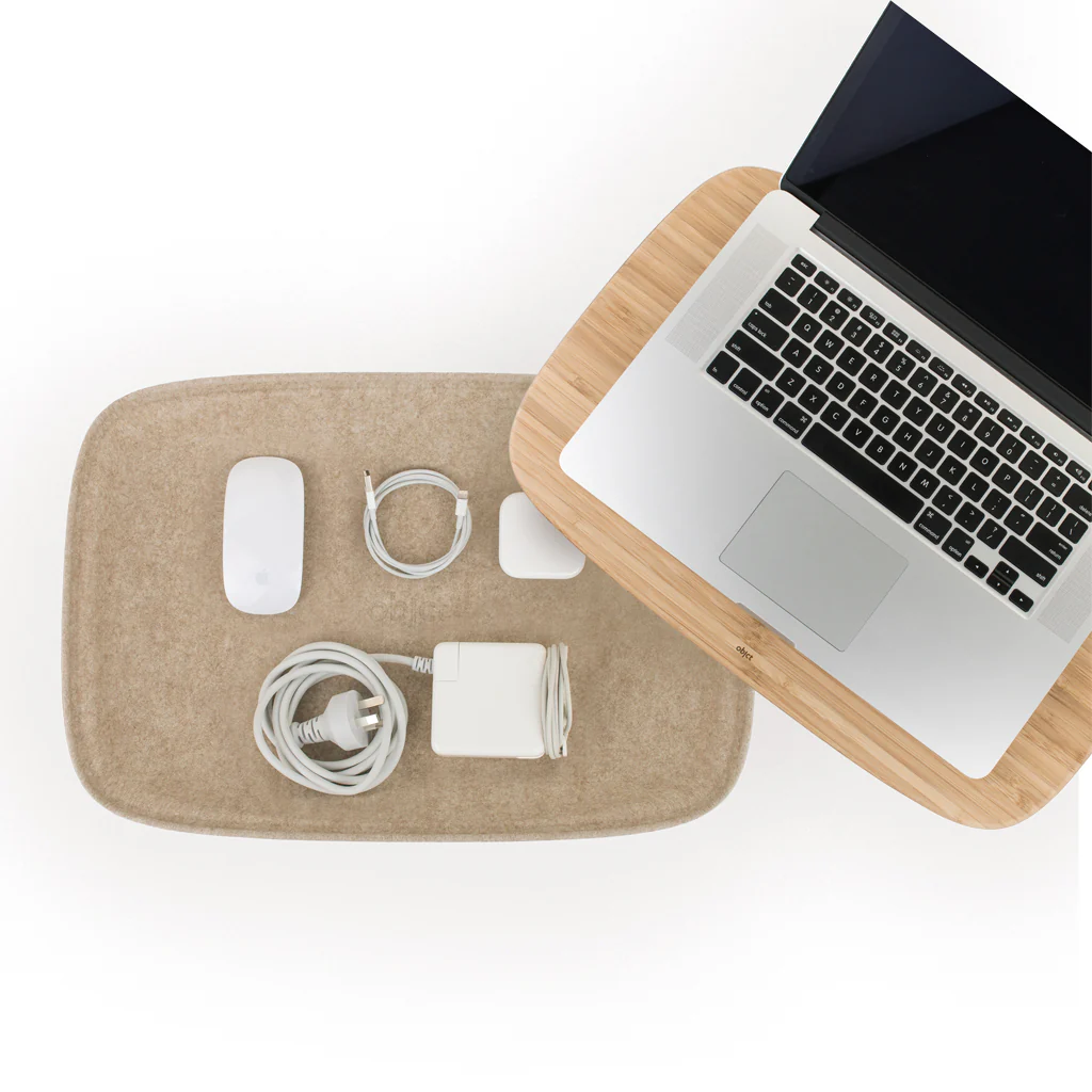 Objct Lapod Lap Desk Oatmeal Bamboo - Image 2