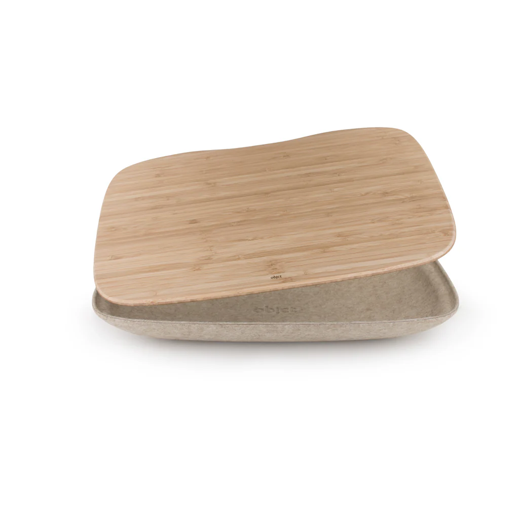 Objct Lapod Lap Desk Oatmeal Bamboo - Image 5