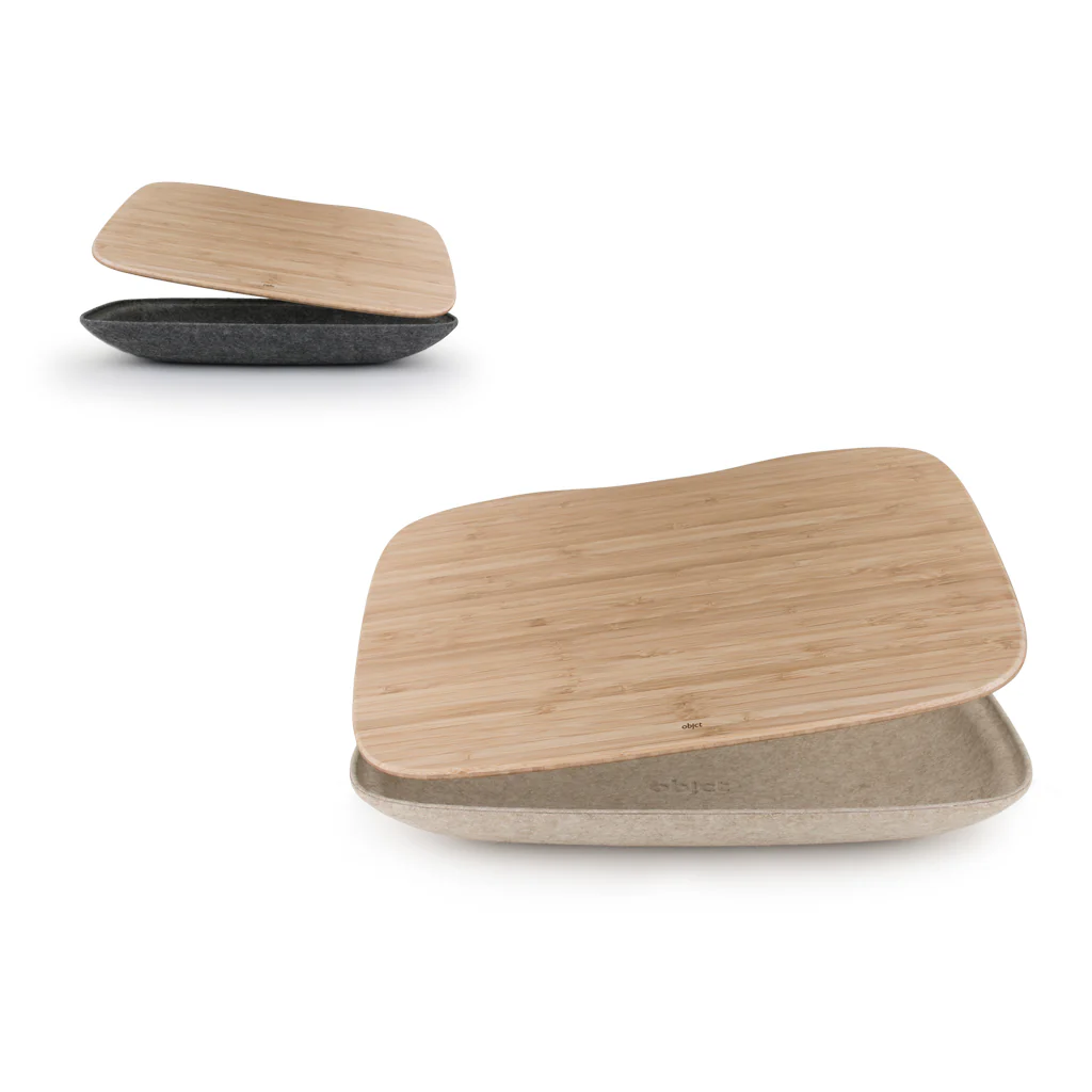 Objct Lapod Lap Desk Oatmeal Bamboo - Image 9