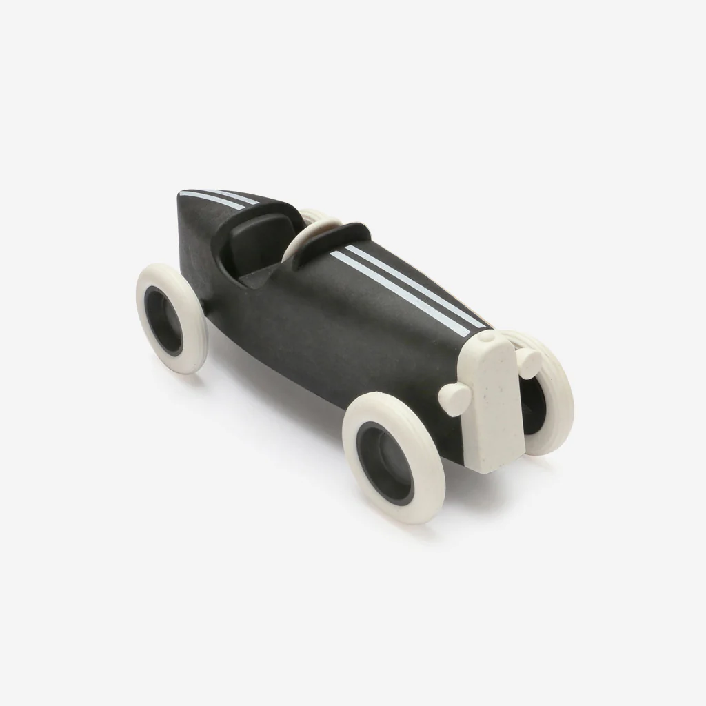 Ooh Noo Wooden Grand Prix Racing Car Black - Image 6