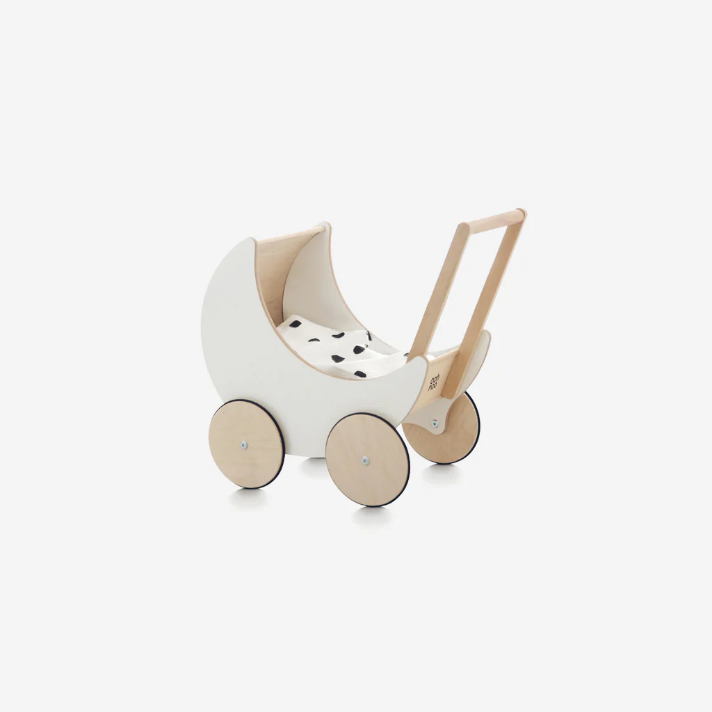 Ooh Noo Wooden Toy Pram