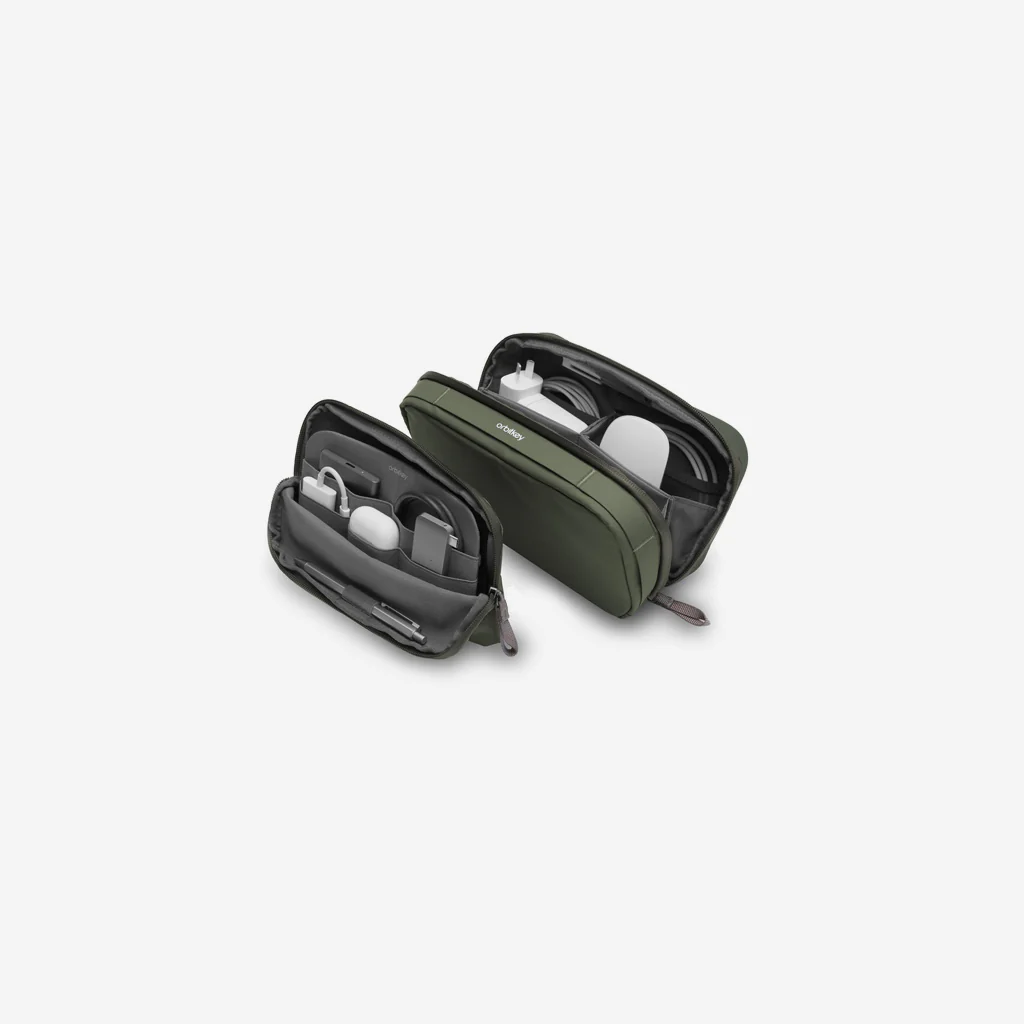 Orbitkey 2-in-1 Tech Pouch Olive