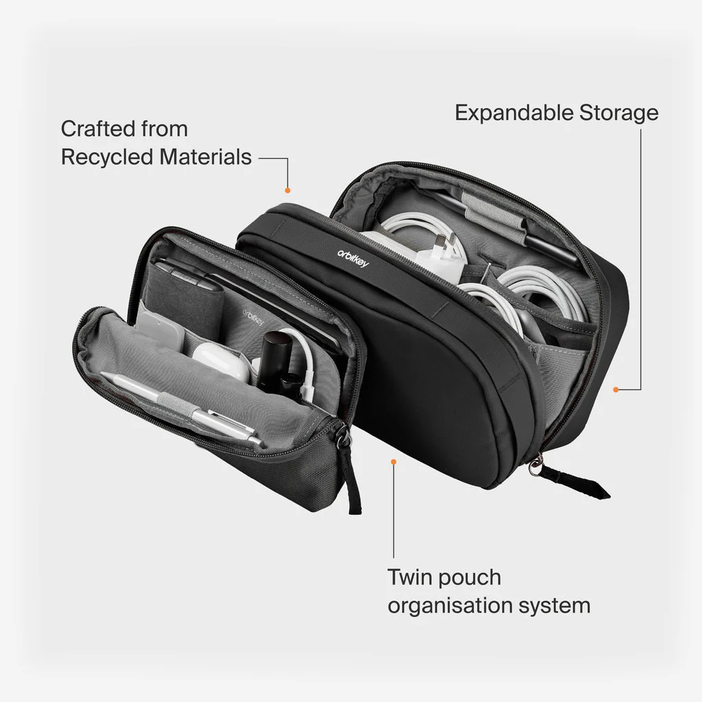 Orbitkey 2-in-1 Tech Pouch Olive - Image 7