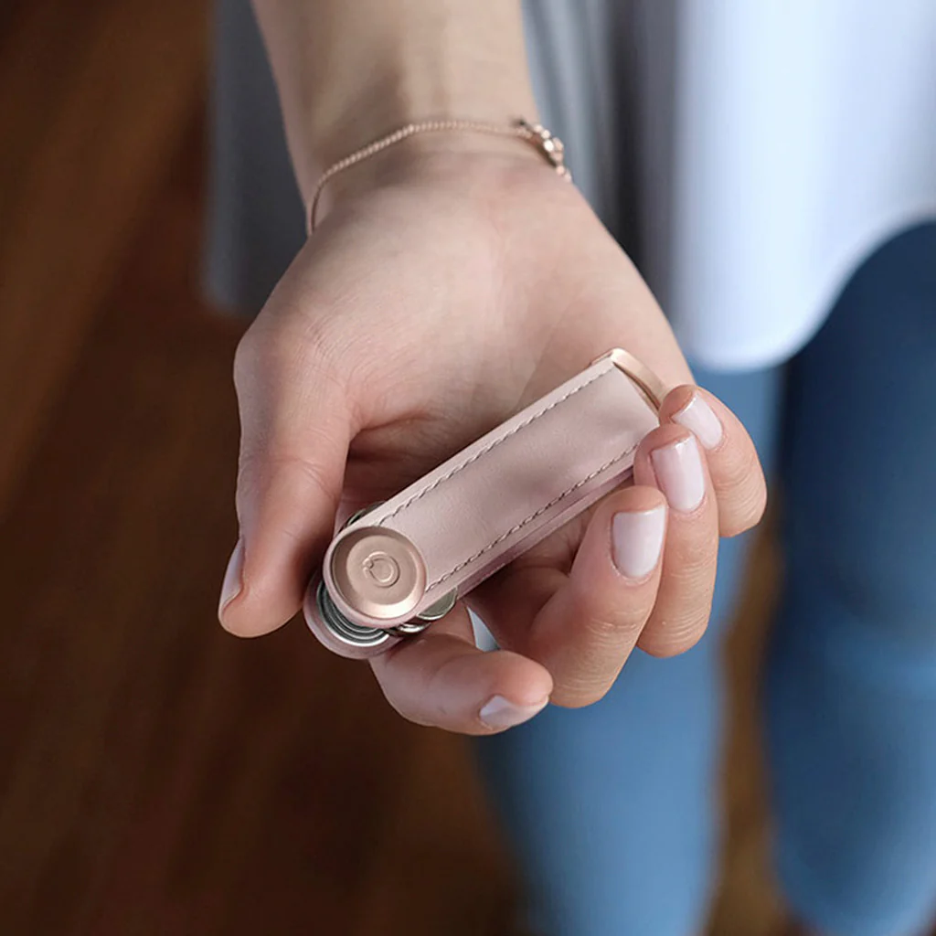 Orbitkey Key Organiser Leather Blush - Image 2