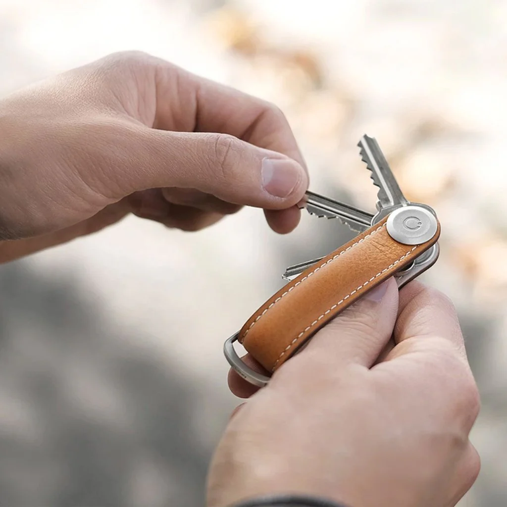 Orbitkey Key Organiser Leather Charcoal Grey - Image 5