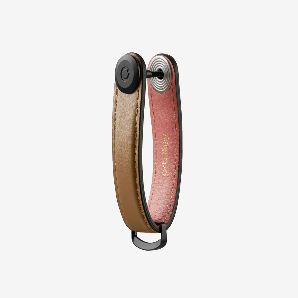 Orbitkey Key Organiser Leather Cocoa Rose - Image 4